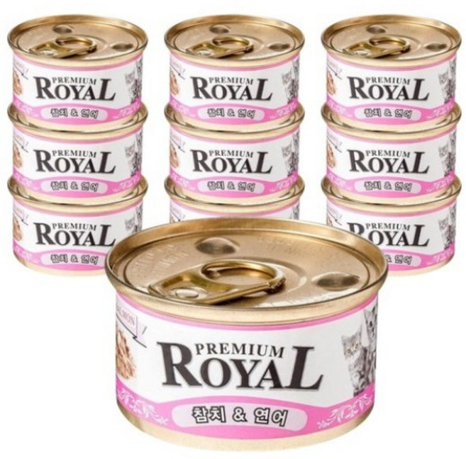 펫스토리 프리미엄 로얄 전연령 고양이캔, 참치, 85g, 20개