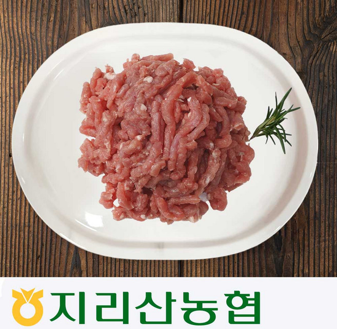 지리산농협-흑돼지 등심 다짐육용 500g 약 2인분, 등심 다짐육용-500g, 1개