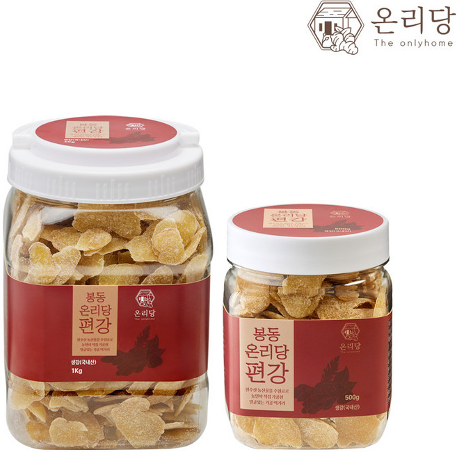 봉동 온리당 편강 500g + 봉동 온리당 편강 1kg, 1세트, 1개
