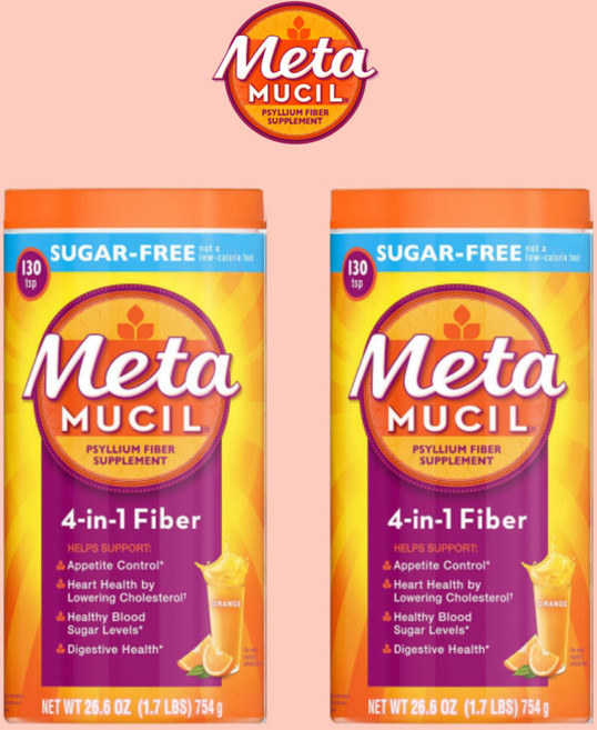 메타무실 슈가프리 식이섬유 Meta MucilX2, 2개, 754g