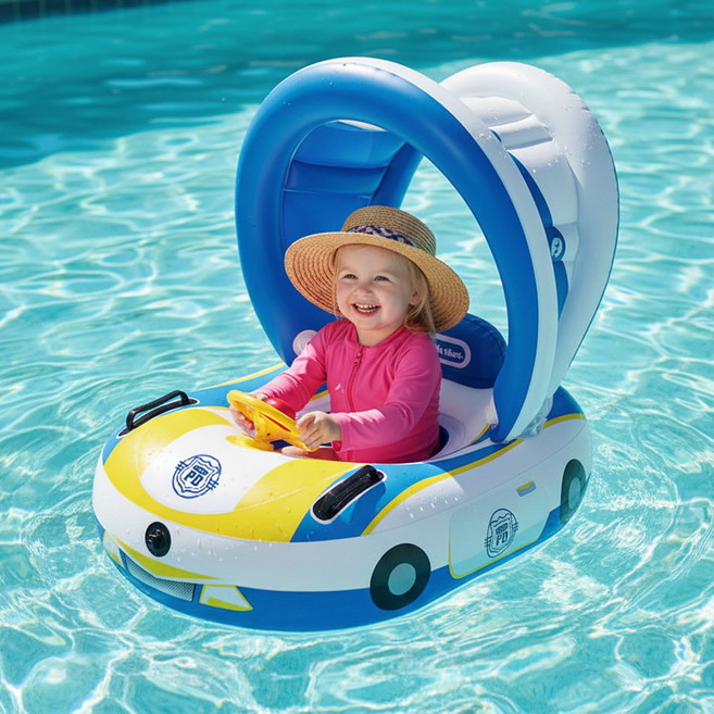 리틀타익스 경찰차 파라솔 보행기튜브, 혼합색상, 1개