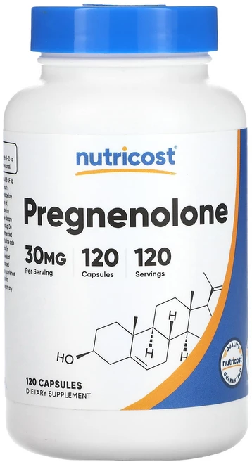 Nutricost 프레그네놀론 30mg 캡슐 120정, Nutricost프레그네놀론30mg캡슐120정, 1개 - 쿠팡