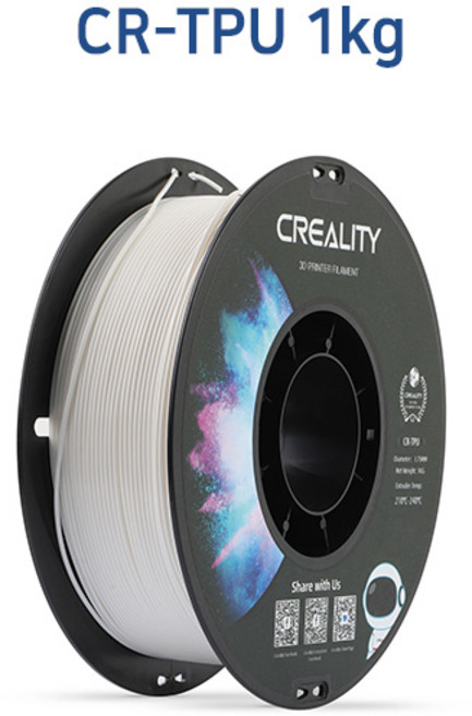 CR-TPU 크리얼리티 필라멘트 1kg 1.75mm 스마트3D, 빨간색