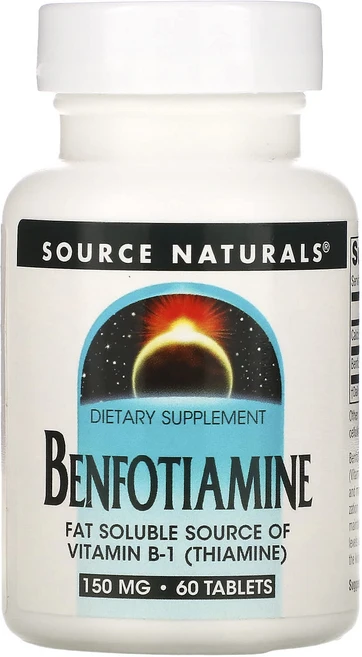 Source Naturals 벤포티아민 150 mg 60 정, 1개, 기본, 60정 - 쿠팡