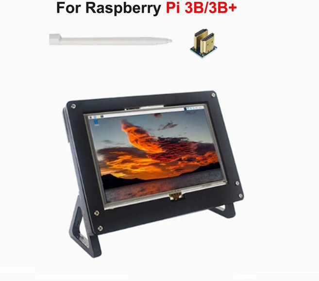 인터페이스가 모델 모니터용 저항막 터치 스크린 디스플레이, 색상: 2. 5inch with shell 3B, 1개