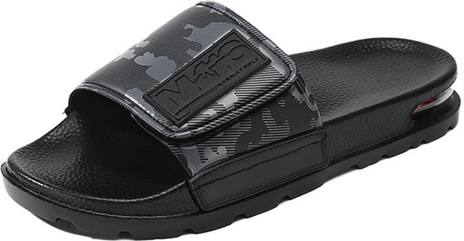 클래식 화이트 슬라이드 남성 거실 신발 컴포트 에어 쿠션 슬리퍼 플러스 사이즈 40-45 미끄럼 방지 여름