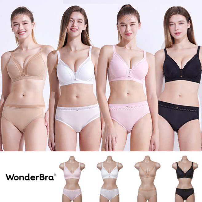 원더브라 뉴와이어프리 브라팬티
