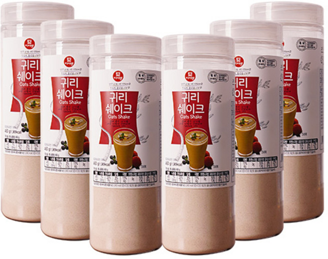 간편하게 즐기는 귀리 쉐이크 460g x 6개