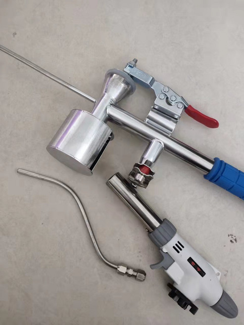 옥살산 훈증기 진드기 꿀벌 스프레이 제거 양봉 특수 강력 벌레, 단일 직선 파이프 + 머스킷, 1개