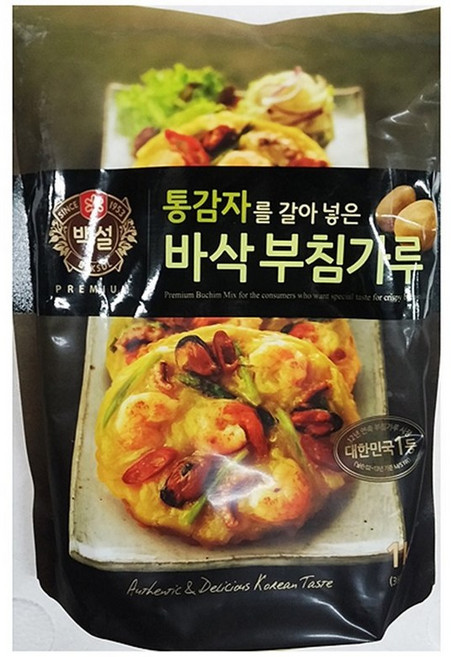 대용량 감자 부침가루 1000g 부침개 분말 업소용 바삭, 1kg, 1개