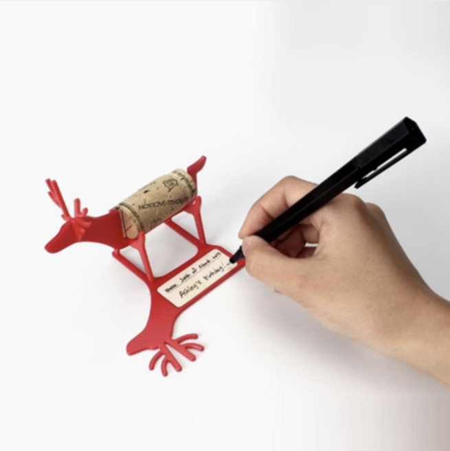 동물 와인 코르크 홀더 오프너 집들이 선물, 1개, 브라운(강아지)