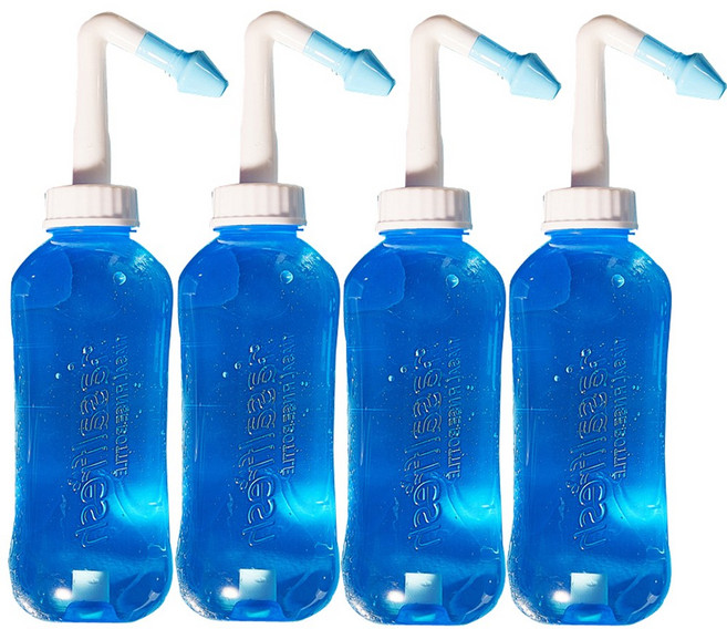 세번티 나잘후레쉬 스토어 300ml 용기 코세척기 코세정기 분말 비염 성인 어린이 공용 코세척, 4개