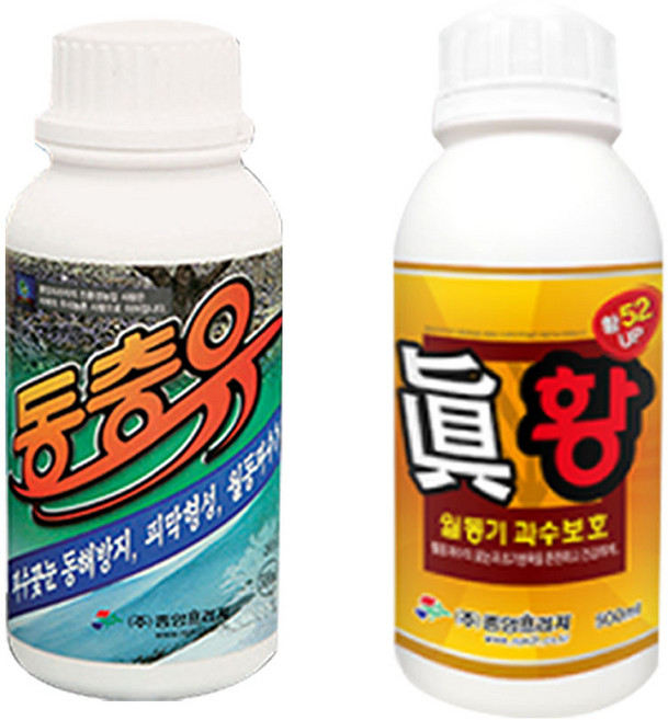 기계유제 동충유 유화입료 진황 각각 월동유 과수관리, 500ml, 1세트