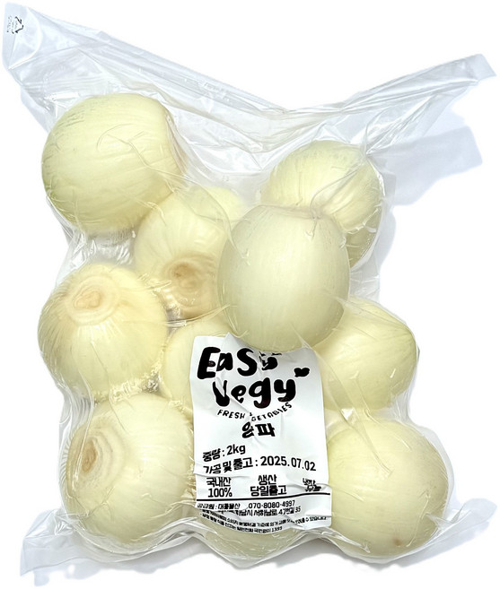 국산 냉장 진공포장 껍질 깐양파, 1개, 1kg