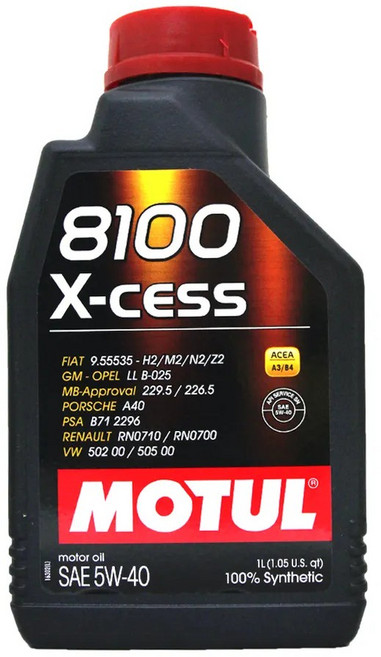 易油網 MOTUL 8100 全合成機油 法國原裝 GEN2, 1個, X-cess 5W40 1L, MOTUL 8100 X-cess 5W40