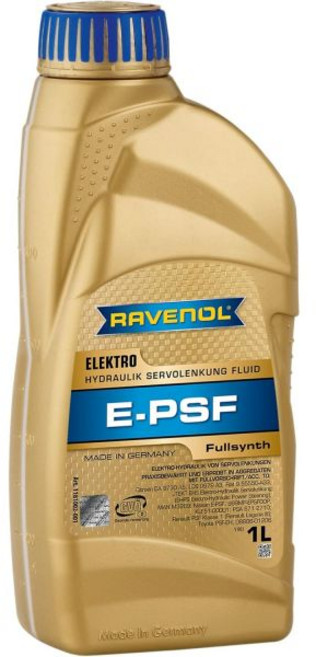 RAVENOL J1B1022 Electro-Hydraulic Power Steering Fluid - E-PSF Full Synthetic (1 Liter), 1 Liter, 1개