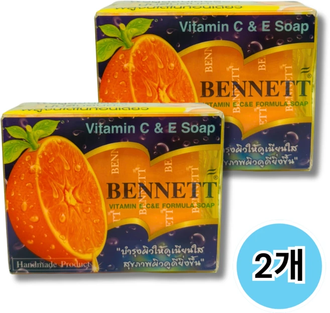 베네트 비타민 포뮬라 비누 130g 1개, 2개입 - 쿠팡