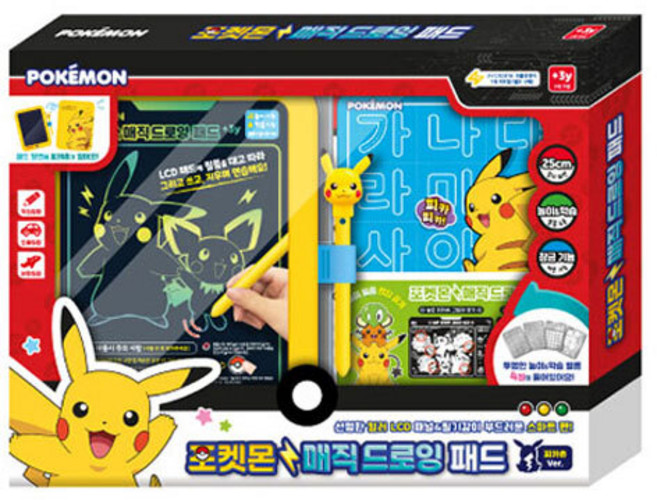 포켓몬 매직드로잉 컬러 lcd패드 피카츄, 단품, 1개