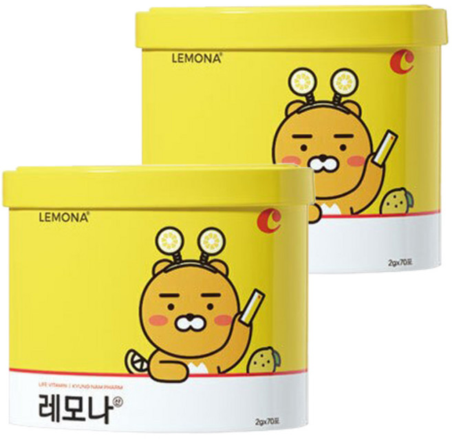 레모나 비타민C 70포, 140g, 2개