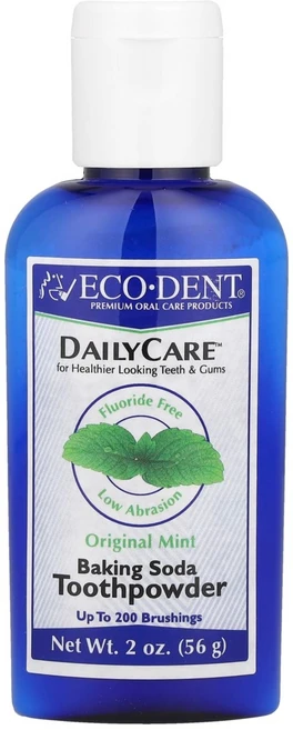 에코덴트 데일리케어 베이킹소다 치약 오리지널 민트향 56g ECO-03664 - 쿠팡