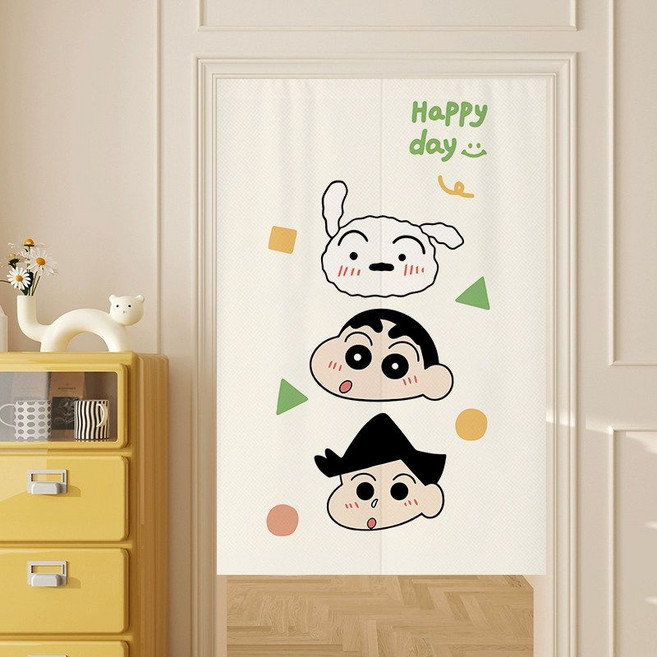 일본 만화 캐릭터 도어커튼 가림막 방문 가리개 패브릭 커튼 키즈 인테리어 소품