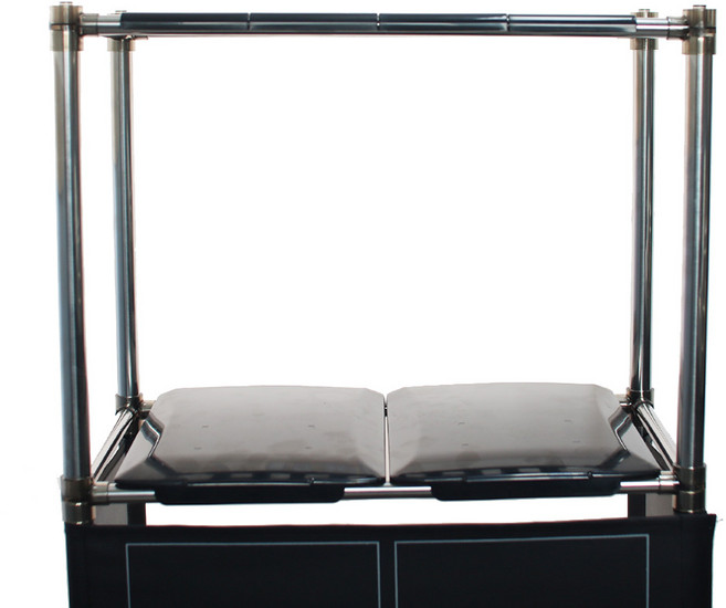 센스큐 이지핏 전용선반 2구, 블랙 2구 분리수거함 전용 상단선반, 1개