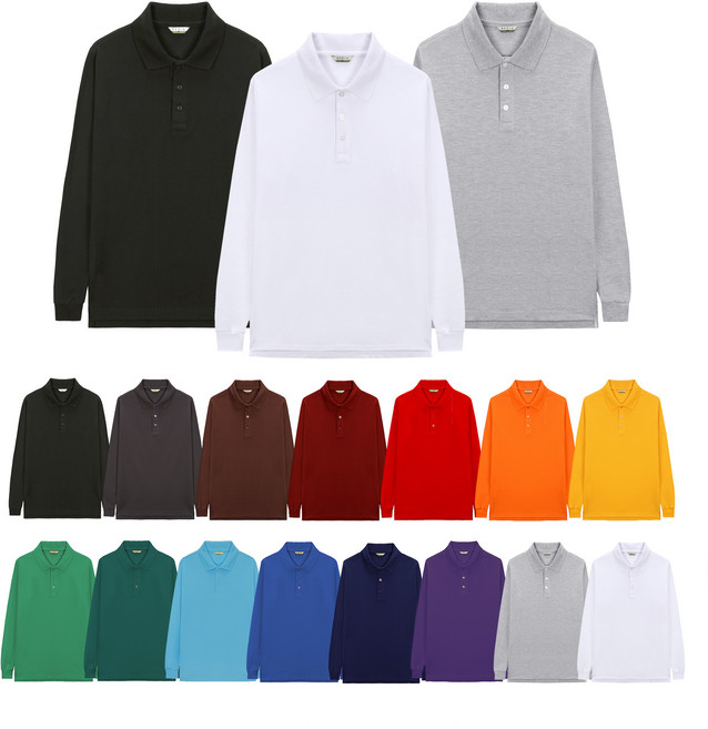 오늘도티 긴팔40수 연사 카라티