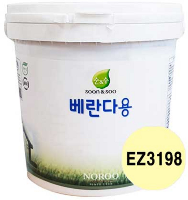 순앤수 베란다용페인트 2L 무광 친환경 다용도실 벽면, EZ3198, 1개