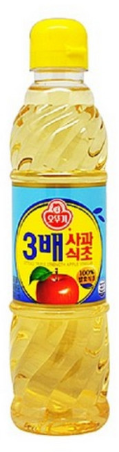 오뚜기 3배사과식초 500ml x4개, 4개