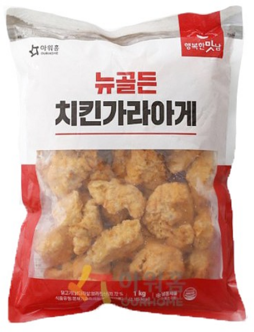 아워홈 뉴골든 치킨 가라아게 1kg, 1개