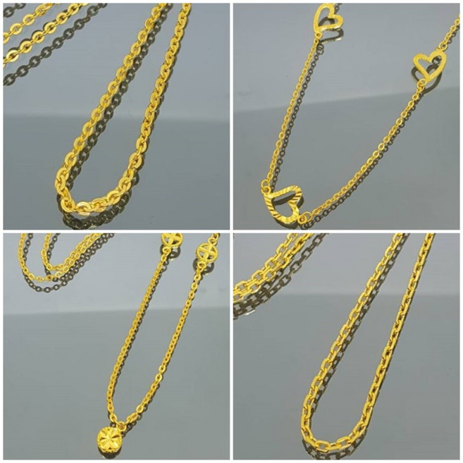 RUSIA 순금체인모음 24k 7.5g(2)+18k장식 선물강추