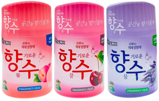 산도깨비 향기로운 물수 액체 방향제 500ml, 피치, 1개