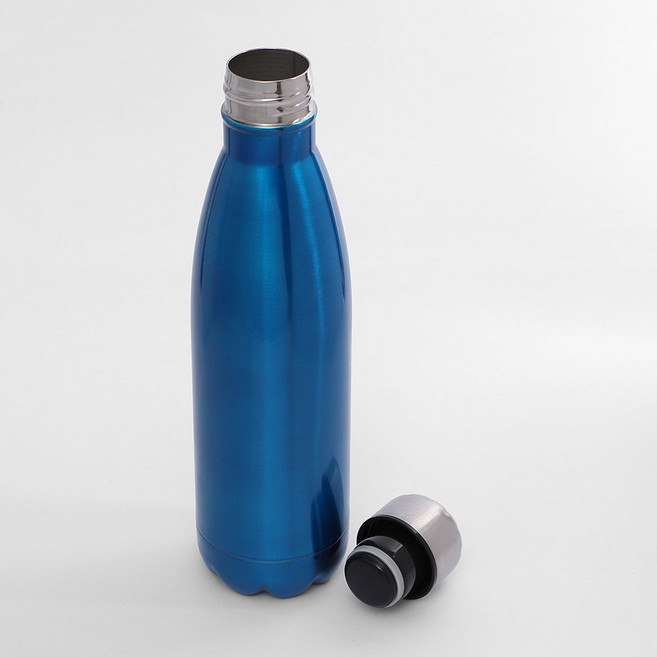 스텔라 유광 진공 보냉 보온병, 블루, 500ml, 1개