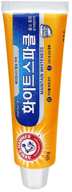 암앤해머 화이트스파클 치약 121g 8개 - 쿠팡