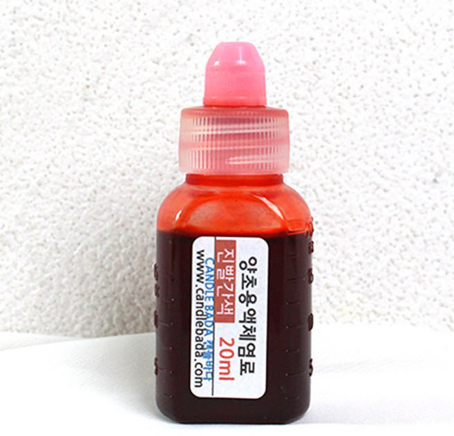 캔들바다 양초용액체염료(빨간색) [ 50ml ] 지용성 캔들염료, 1개