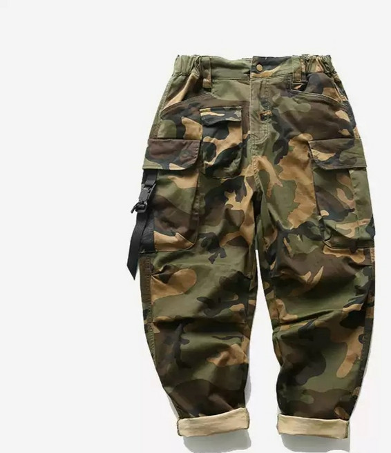 밀리터리 스타일 팬츠 스트리트웨어 힙합 오버사이즈 배기핏 캐주얼 카고 바지 조깅 아메카지 레트로