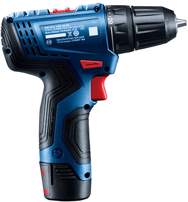 보쉬 충전식 전동드릴 12V 싱글 배터리 버전 GSR 120-LI, 1개