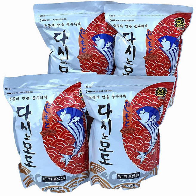 새마원 혼다시 가쓰오다시 1kg 업소용 다시노모도 가쓰오부시, 4개