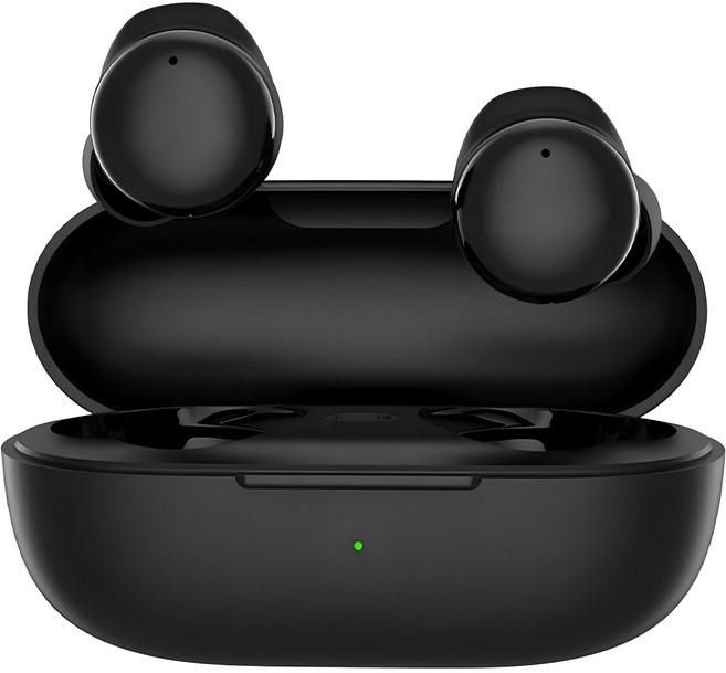 QCY 블루투스 이어폰, QCY-T17APP, 블랙