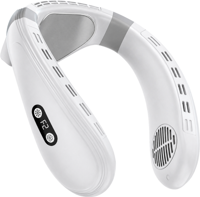 New 대형냉각패드 위니쿨 급속냉각 넥선풍기 BLDC 대용량5200mAh, W1026, 클래식화이트