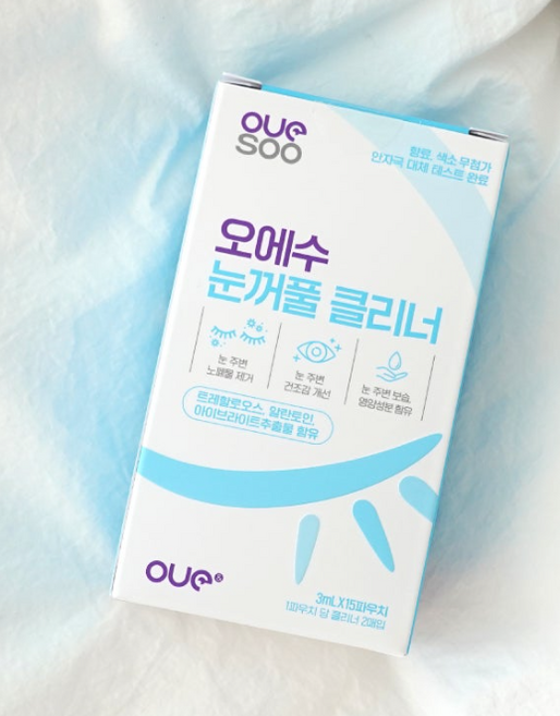 오에수 눈꺼풀 클리너 30p, 1개, 30개입