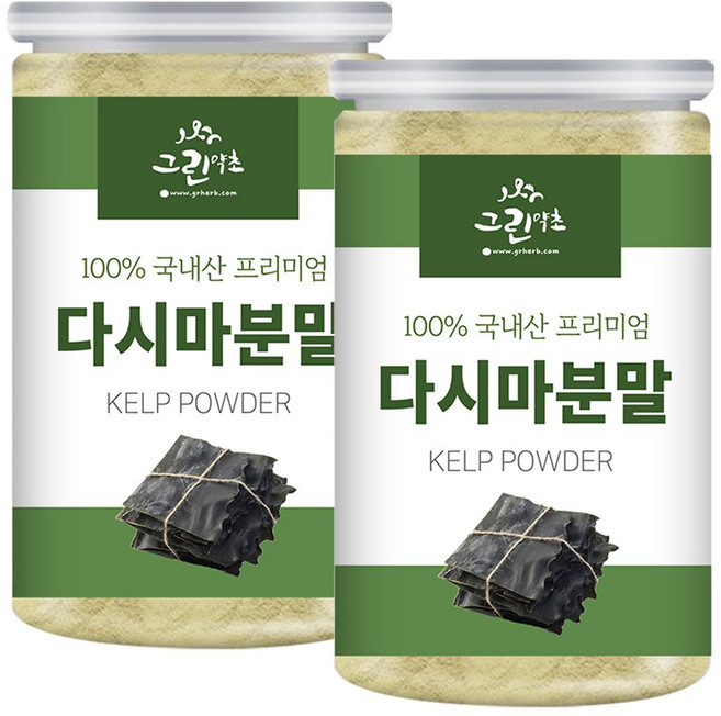 그린약초 국산 다시마 분말 130g, 2개