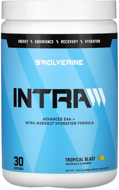 Swolverine Intra 트로피컬 블라스트 285g(10.05oz) Swolverine (스울버린), Swolverine Intra 트로피컬 블라스트 285, 1개, 285g - 쿠팡