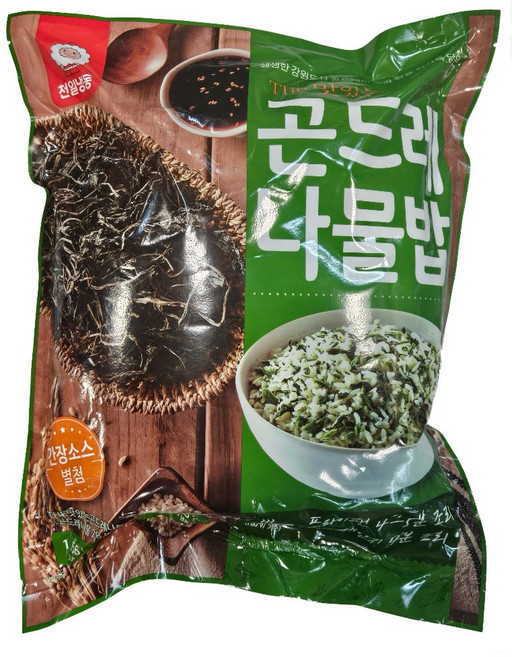 [트레이더스] 천일 더맛있는 곤드레나물밥 1.56KG 5입 아이스박스(아이스팩포함), 1개