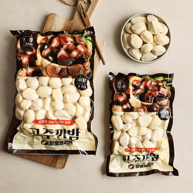 프리미엄 공주 깐밤 산지직송 알밤당일작업 공주알밤, 1개, 500g