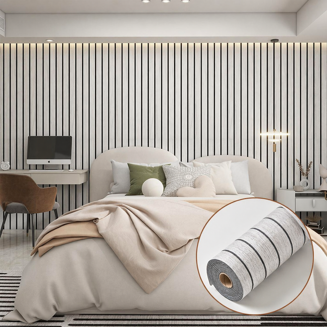 레디보드 인테리어 템바보드 시트지 60cm x 3m, 아이보리