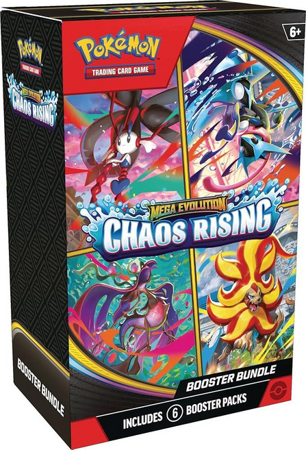 Pokémon TCG: Mega Evolution—Chaos Rising Booster Bundle 386531, Pokémon TCG: Mega Evolution—C