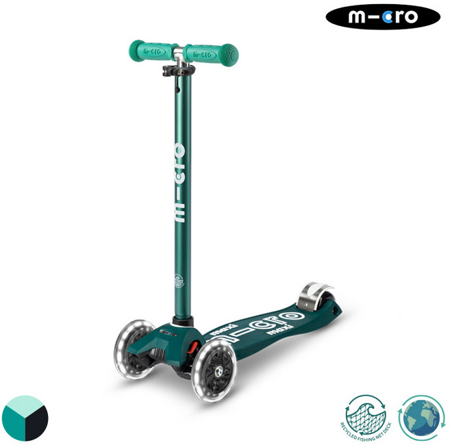 마이크로킥보드_맥시T 디럭스 LED 에코(색상선택), 1개, 그린