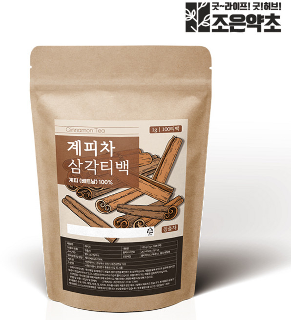 조은약초 계피차 삼각티백, 1g, 100개입, 1개