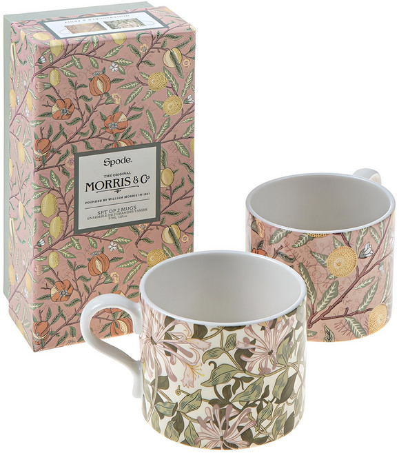 스포드 포트메리온 모리스앤코 머그컵 2p, 프루트 + 허니서클, 1세트